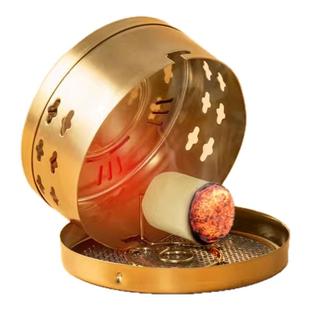 艾灸随身灸家用艾灸盒无烟宫寒热敷腹部肚子艾炙器具无烟包铜灸盒