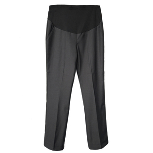 西装孕妇裤工装裤上班族孕妇装深灰浅灰电信招行银行工作服工裤