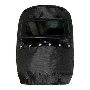 电焊面罩镜片不起雾焊工专用焊帽全脸防飞溅轻便头戴帆布软皮誉世