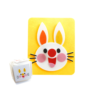 小兔子找五官儿童益智观察配对游戏色彩分类认知玩教具提升观察力