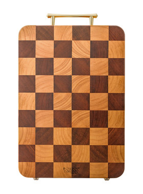 木雅轩棋盘格抗菌防霉双面砧板