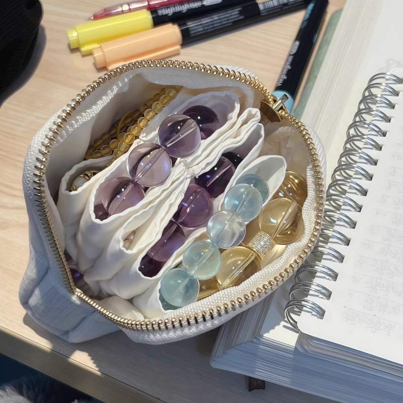 文玩手串收纳包可携式大容量首饰包戒指吊坠手錬首饰盒珠宝收纳袋