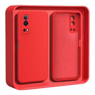 新年红适用IQOOZ3手机壳vivoiqooz3新款v2073a硅胶vivo保护套iqoo爱酷iqz本命年红色马年男女z3全包防摔外壳