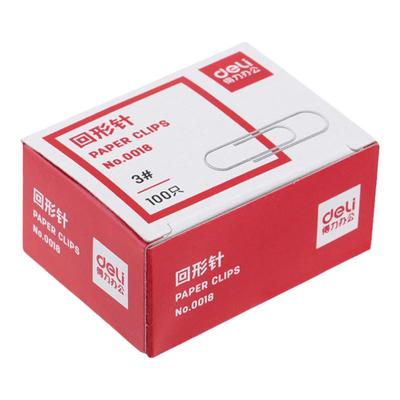 得力银色金属回形针财务办公