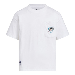 阿迪达斯童装25夏季新款男女小童纯棉运动休闲短袖圆领T恤JM7993