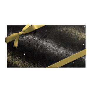 ISUKA一树家｜星辰之境黑色礼物包装纸大尺寸情人节新年生日伴手礼盒礼品纸高级感花束打包丝带DIY包书皮彩纸