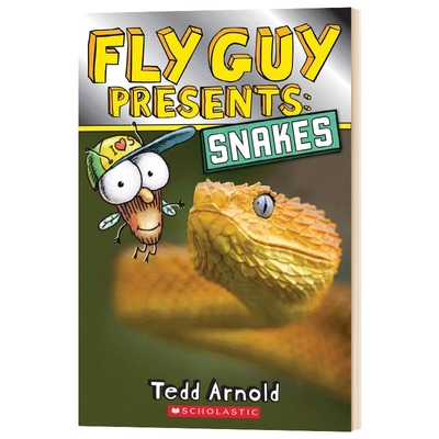 英文原版 Fly Guy Presents #7 Snakes Scholastic Reader  Level 2 苍蝇小子#7 蛇 英文版儿童图书