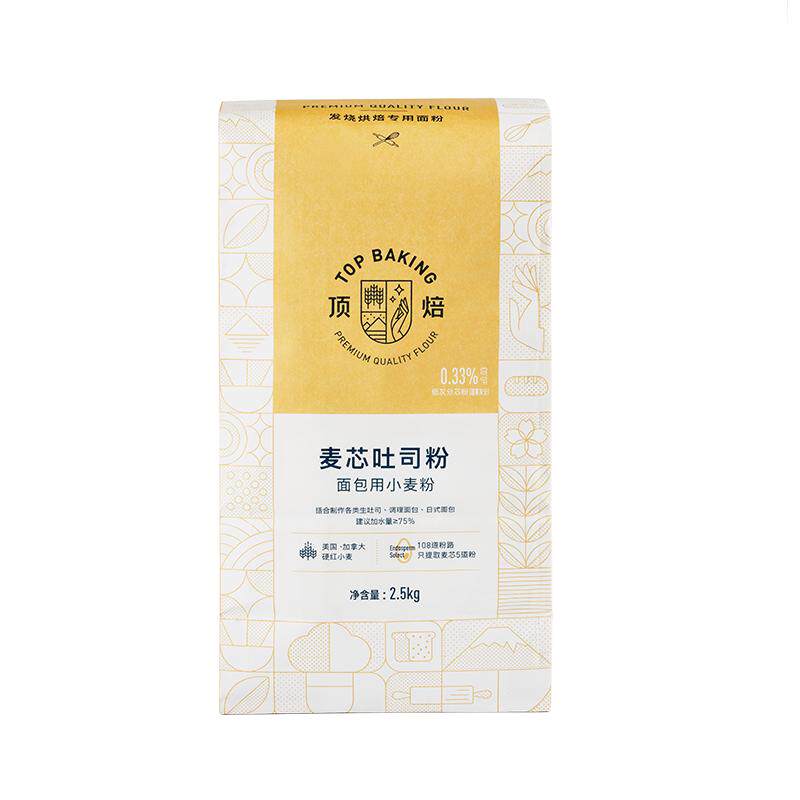 顶焙高筋麦芯吐司粉洁白细腻