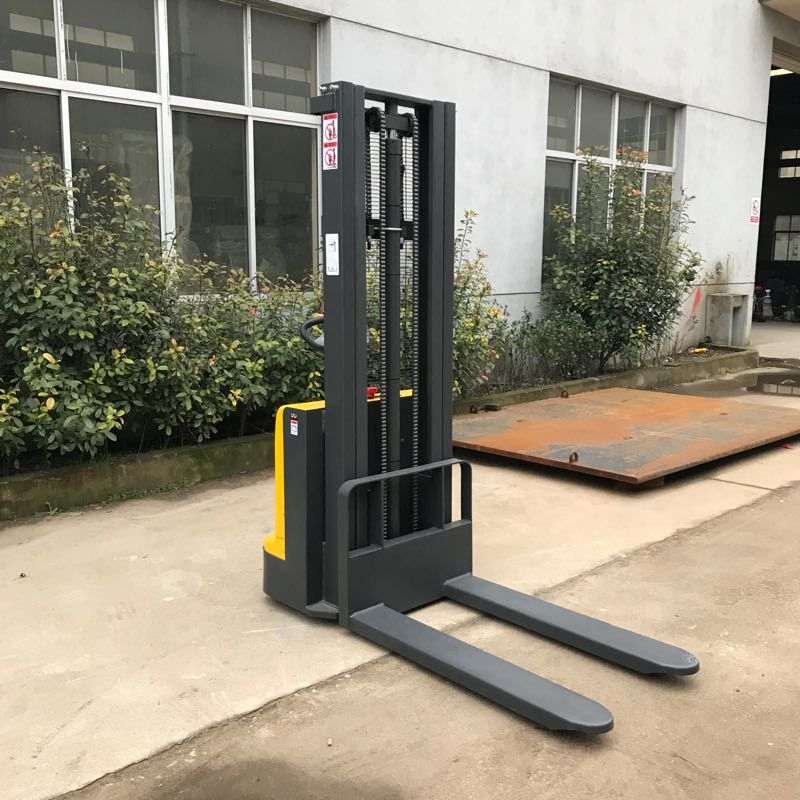 全电动步行式堆高车电动叉车堆垛机升降搬运堆高车站驾式装卸车