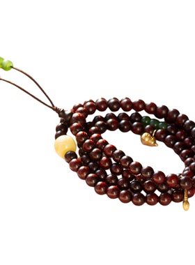 汁汁文房 【紫玄】6mm印度小叶紫檀108颗手串