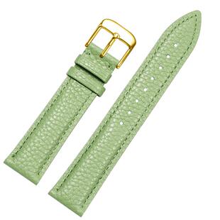 适用华为手环B5 B6真皮表带替换带B7手表商务版运动版b3 b5 b6手环摩卡棕色果绿色皮带腕带配件男女16/18mm