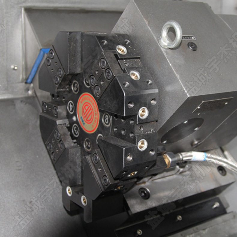 全自动斜床身数控车床SL35斜导轨数控车床斜床身精密排刀数控车床