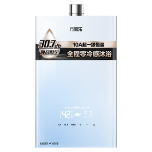 万家乐安睡洗R9max燃气热水器16升家用天然气恒温增压静音1级节能
