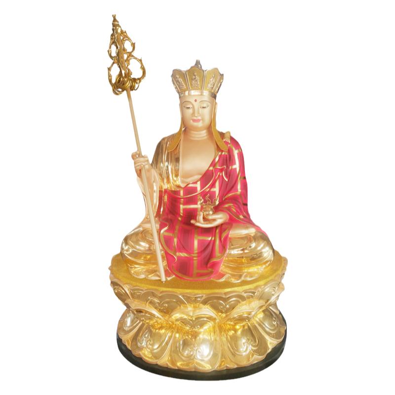 佛像地藏王菩萨居家木雕