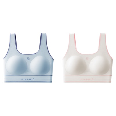 草本初色女童内衣12儿童青春发育期薄款少女文胸初中生二三阶段