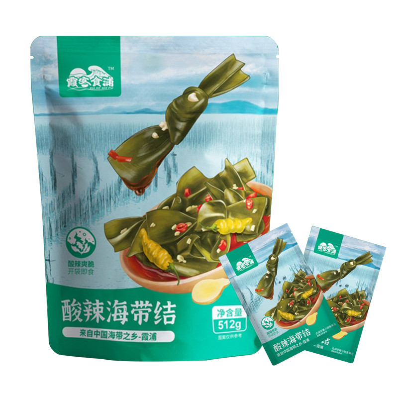 远方的梦想霞客食浦即食海带结独立包装香辣酸辣海带结零食海带结