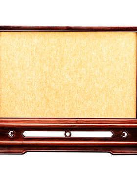 老挝大红酸枝交趾黄檀屏风摆件