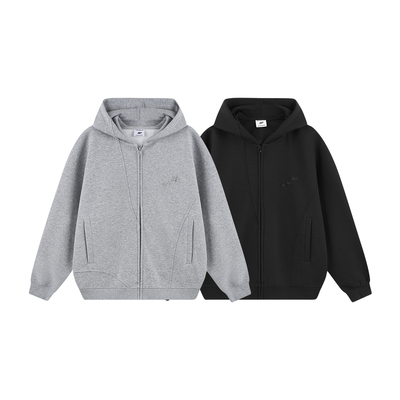 NARTALIY400g空气层短款连帽卫衣