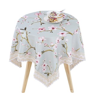 圆桌桌布长方形餐桌茶几书桌床头柜家用田园简约盖巾现代布艺台布