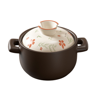 荣事达砂锅煲家用燃气灶耐高温煤气陶瓷煲仔饭锅炖锅汤锅沙锅石锅