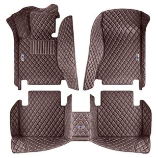 尊尼适用宝马5系3系7系530li 525 320 x1x3 x5全包围单层皮革脚垫