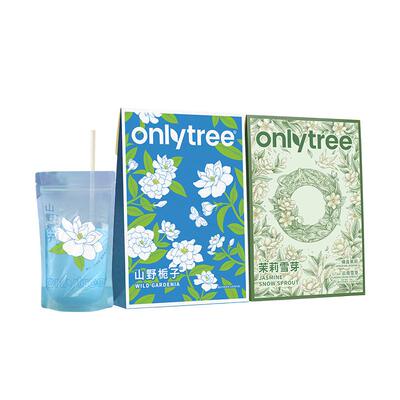 onlytree山野栀子奶茶0添加蔗糖