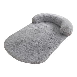 狗窝四季通用可拆洗长毛绒猫咪金毛泰迪大型狗床毛毯睡床宠物垫子