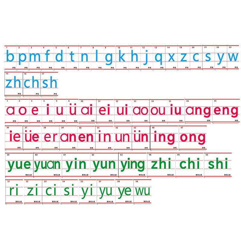 磁性汉语拼音磁力贴卡片带声调韵母小学黑板教学教具幼小衔接教师专用字母贴一年级音标磁性贴早教认读字母表