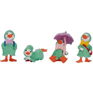 头号家！无聊了送Ta绿色雨衣小鸭子！桌面小摆件车内饰品玩偶礼物