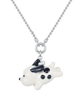 FWISH飞未夕 PAWty系列斑点狗长款项链毛衣链情侣男女礼物