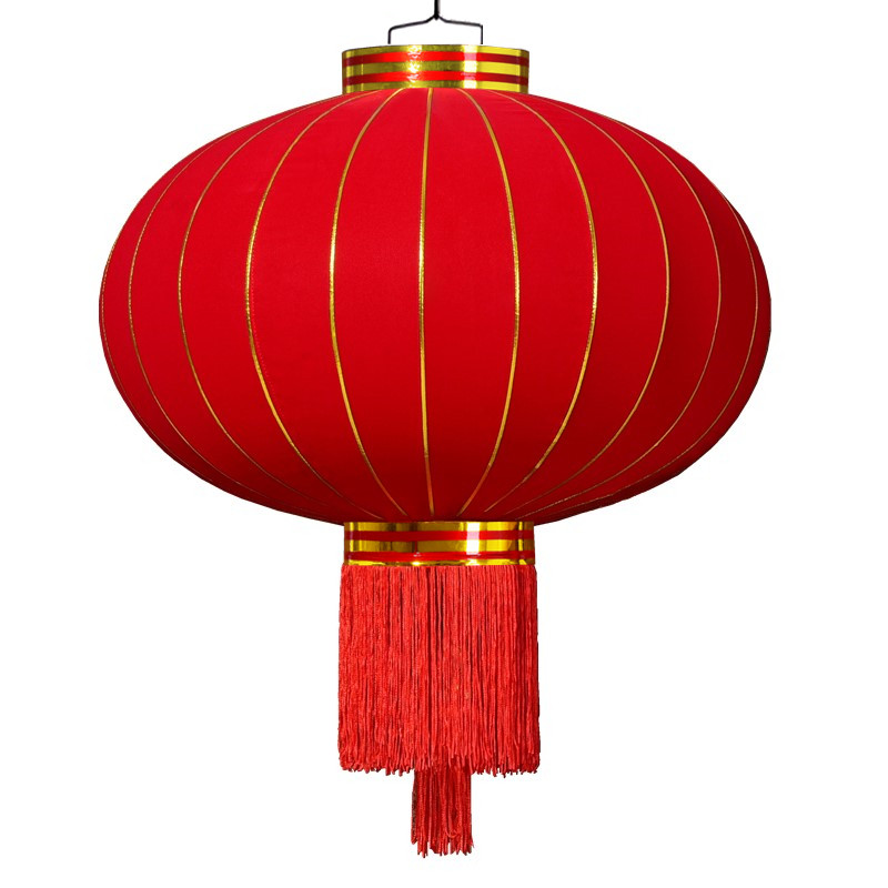 国庆大门口春节灯笼大门口一对