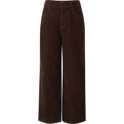 娅丽达棉质九分灯芯绒阔腿裤女秋