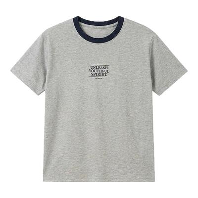 【吸湿快干】笛莎官旗青少年2026夏季新款凉爽触感短袖上衣女T恤