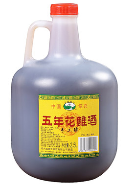 吴越稽山五年花雕酒2500ml