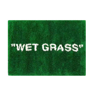 WET GRASS 湿草地绿色长绒地毯IKEA联名潮牌客厅卧室床边装饰背景
