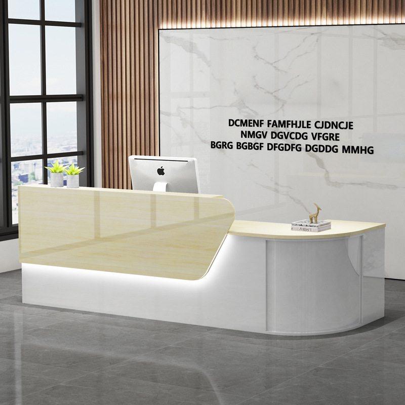 可定吧台收银台简约现代服装店奶茶小型柜台桌弧形圆角前台接待L^,商业/办公家具,收银台,淘宝优惠券,粉丝福利购,淘宝优惠卷