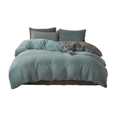 洁丽雅加厚牛奶绒四件套