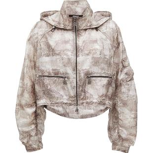 【ONLY奥莱】秋冬潮流休闲透气感宽松抽绳连帽外套女