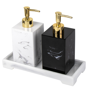 酒店洗手液按压瓶北欧洗发水瓶子轻奢沐浴露分装瓶乳液瓶子三件套