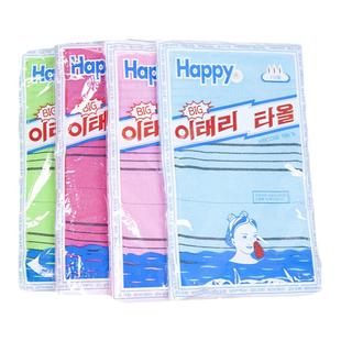 韩国进口搓澡巾薄款单层细纱下灰不疼搓灰布洗澡手套下泥去灰神器