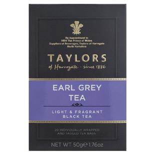 英国原装进口泰勒茶Taylors茶英式伯爵红茶茶包佛手柑格雷伯爵茶