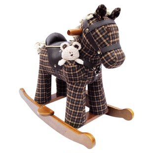 littlebirdtoldme小木马儿童实木摇摇马生日周岁礼高端送人男女宝