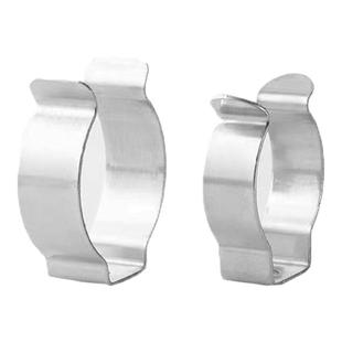 不锈钢弹片固定夹片卡管扣弹片U型夹灯管卡加热管线管水管弹簧片