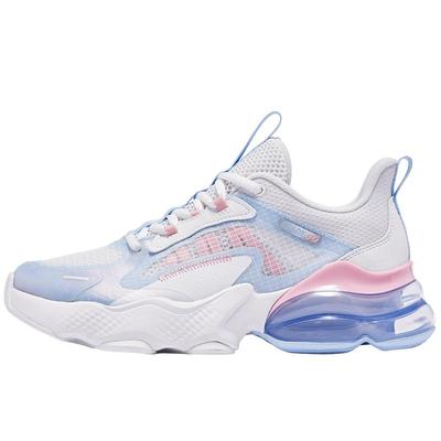 乔丹女路步鞋气垫运动鞋透气网面