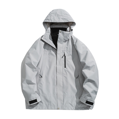 户外三合一冲锋衣外套男秋冬季