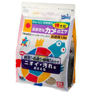高够力龟粮基础主食日本高够力三色水龟半水乌龟饲料善玉菌小颗粒