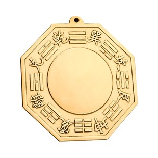 八卦镜凸镜铜门口窗户太极九宫阳台全铜凸凹面大门家用铜镜子挂件