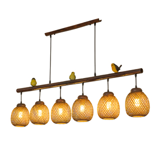 餐厅吊灯宋式美学中式复古吧台吊灯店铺商用创意个性禅意茶室吊灯