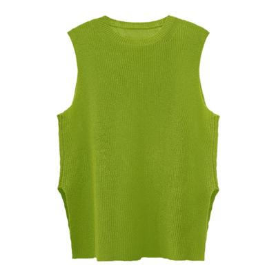 GOLDENBARRY设计感无袖针织马甲