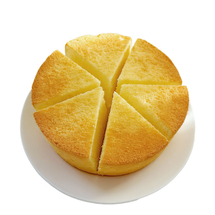 天禄戚风蛋糕胚甜品原味生日无奶油亲子diy蛋糕可定制底胚现烤